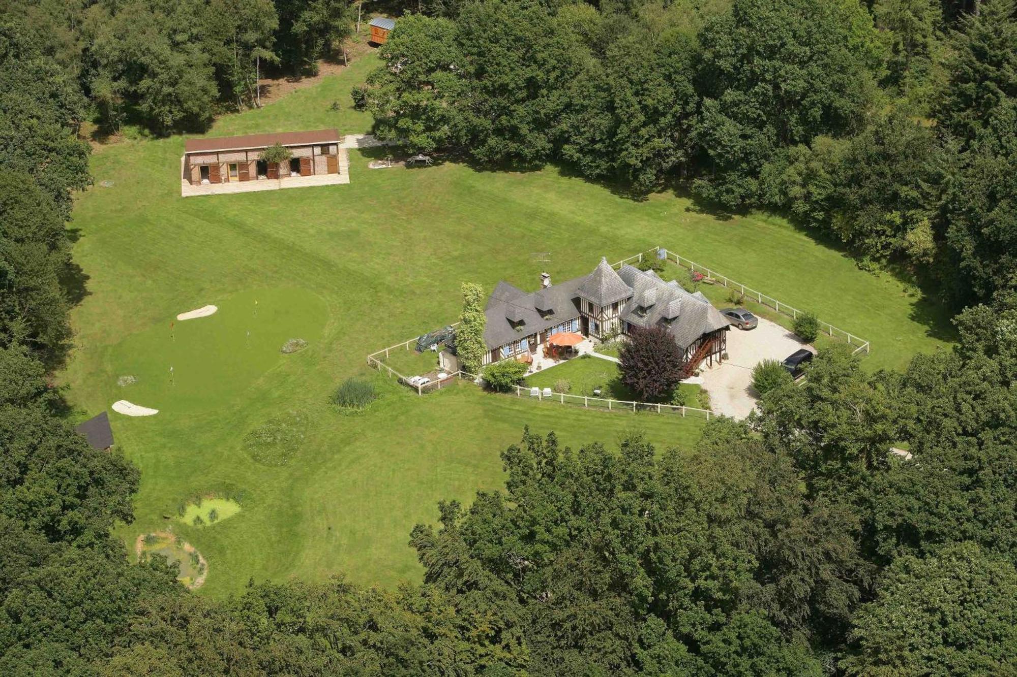 Bed and Breakfast Domaine de La Mésange Le Mesnil-Durand Exterior foto